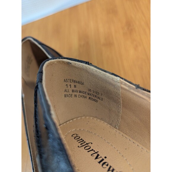 Comfortview Women's The Aster Slip-On Flat Loafers Size 11 Black Tassel (Q01) - Picture 7 of 8